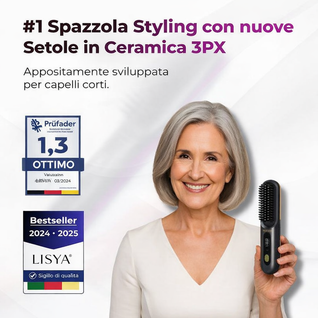 La PRIMA spazzola intelligente per capelli corti